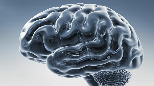 Human brain illustration