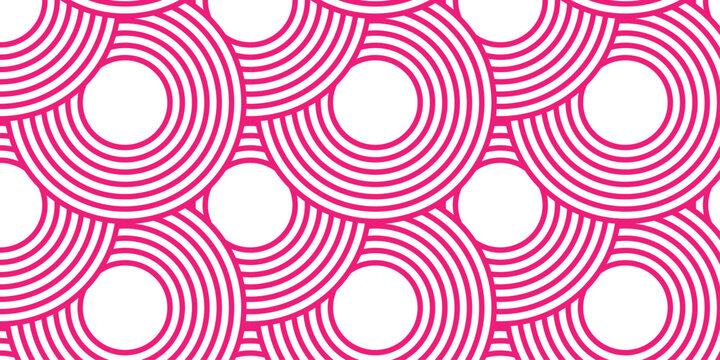 abstract seamless pattern with circles overlap textile fabric curl design.