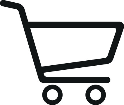 Shopping cart icon vector illustration