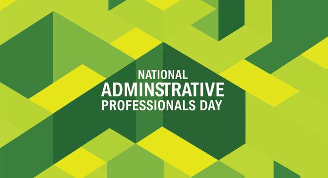 Vector graphics celebrating national administrative professionals day