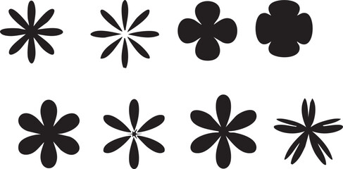 Fototapeta premium Floral Silhouette, Flower Border, Floral Frame, Flower Design, Floral Pattern, Botanical Border, Flower Ornament, Floral Art, Flower Background, Floral Decor, Flower Frame, Floral Element, Botanical D