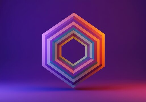 A mesmerizing visual paradox featuring impossible geometry, vibrant color gradients, and deep, shifting optical depth, flow, design, optical