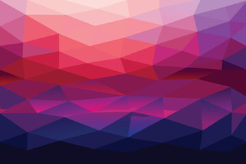 Obraz premium Abstract geometric background with vibrant pink purple and blue hues