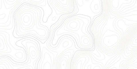 Fototapeta premium Vector geographic contour mounted map background. Abstract minimal The patter discovery vector topo map.abstract wavy background. topographic contour background.