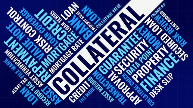 Diagonal Collateral Word Cloud Animation Shameless Loop. Collateral Kinetic Typography Vibrant Theme