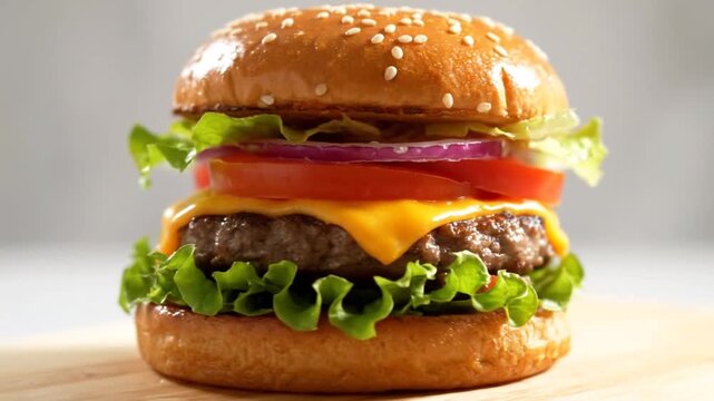 Delicious Burger CloseUp.