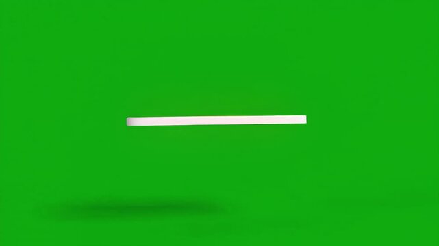 Abstract Yellow Rectangle on Green Background with Shadow.