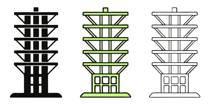 Traditional pagoda-style tower illustration shown
