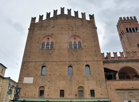 BOLOGNA,ITALIA: Palazzo Re Enzo a Bologna, Emilia-Romagna,Italia,14 Marzo 2026.