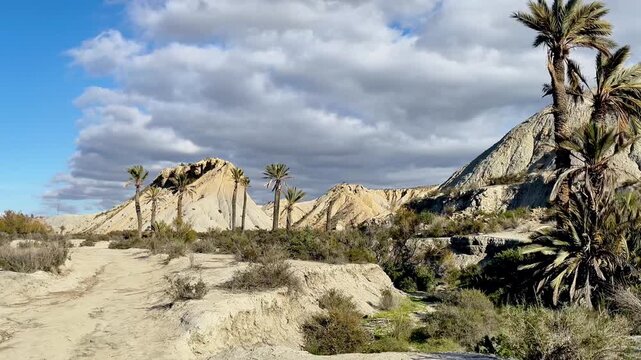 Tabernas Desert Landscape - Arid Badlands and Wild West Scenery in Spain