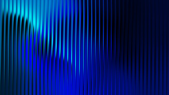 fractal glass background vertical striped texture neon ribbed cyan blue radiant gradient bright line pattern