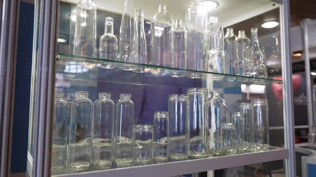 Container glass exhibition. Glass Bottle Development and Manufacturing