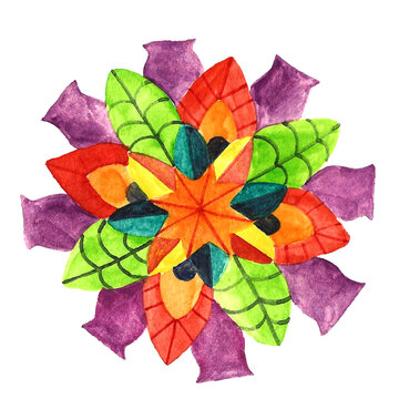 Watercolored Christmas Philippine Lanterns Parols traditional