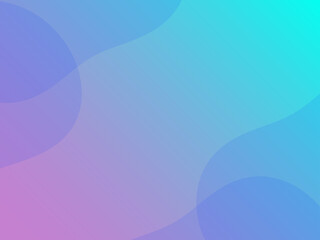 Naklejka premium Vibrant Abstract Fluid Gradient Background: Seamless Flowing Organic Shapes in Blue and Purple, Modern Minimalist Vector Illustration for Full-Page Web Design and Creative Presentations