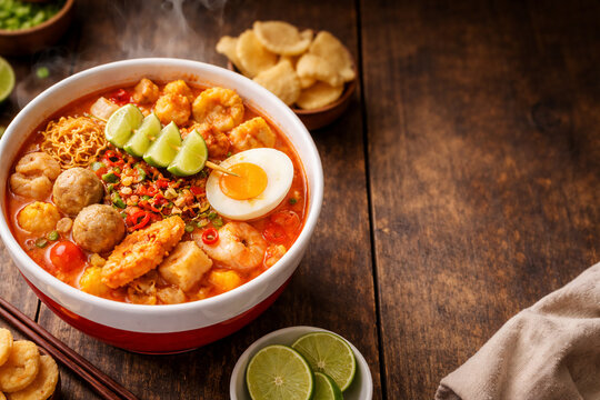 Seblak is an authentic food from West Java with a distinctive kencur taste