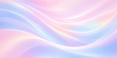 Fototapeta premium Smooth abstract background featuring pink and purple wave patterns with flowing light curves and digital motion energy for a modern wallpaper illustration
