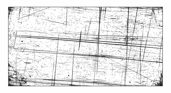 Detailed close-up view of scratched metallic surface texture with fine lines and marks