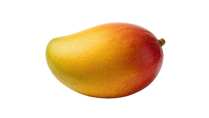 Delicious ripe mango fruit with vibrant yellow, orange, and red skin, fresh and healthy