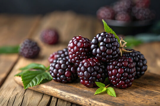 Fresh Indian Jamun Fruits with Deep Purple Skin