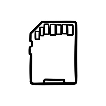 Close-Up of MicroSD Card for Data Storage and Digital Devices