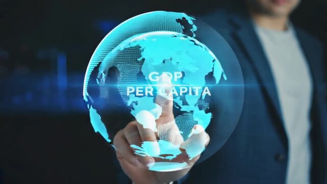 GDP per capita in the world.