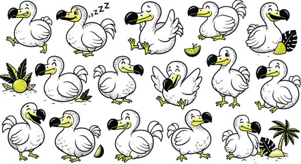 Dodo Bird Cartoon Collection © Gimhana