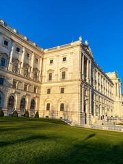 Obraz premium Hofburg Imperial Palace in Vienna, Austria on a beautiful sunny winter day in Vienna, Austria