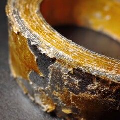 Fototapeta premium Close up of gear repair tape surface