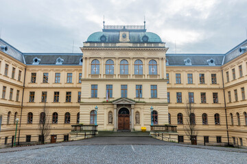Obraz premium Elementary school Na ostrove in Jaromer, Czechia