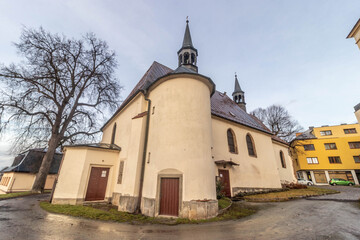 Fototapeta premium Saint Havel church in Rychnov nad Kneznou, Czechia
