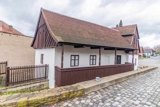 Birthplace of F. V. Hek in Dobruska, Czechia