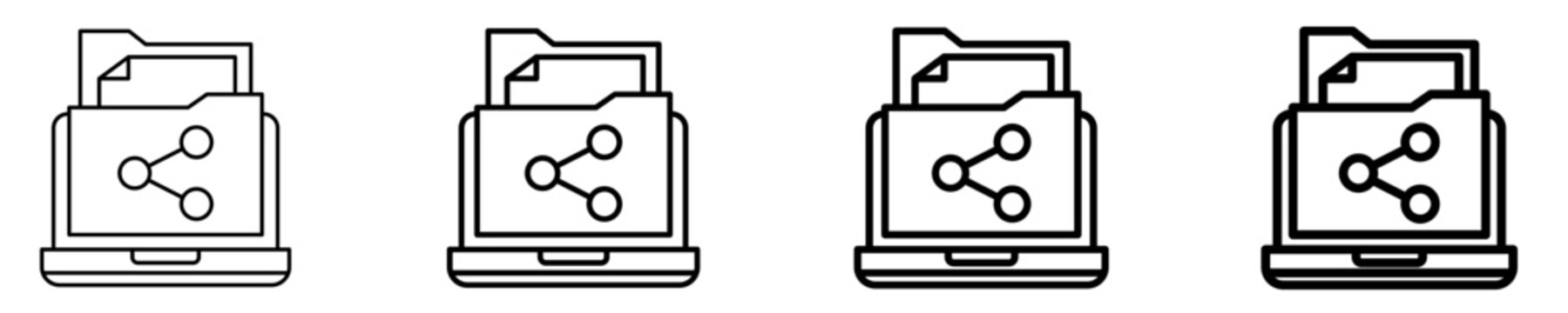 Share Icon Set Different Style Collection