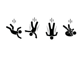 Fototapeta premium Simple colorful handprint vector icon showing human palm and fingers symbolizing help, teamwork, and community support