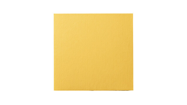 Clean yellow square shape, versatile geometric design element for various graphic projects