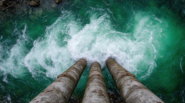 Building water systems involves engineering dams, pipelines, and treatment plants to control flow, improve access, and maintain clean, efficient distribution networks.
