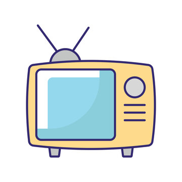 Broadcast TV Vector icon which can easily modify or edit