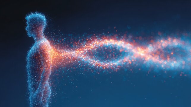 Regenerative health concept with bio longevity and cellular renewal process