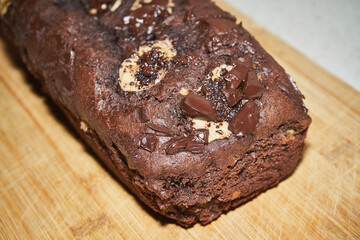 chlebek bananowy z czekoladą  © Marcin Łazarczyk