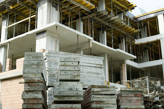Multi Level Concrete Structure in Construction Phase