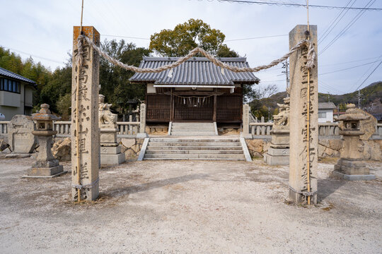 床浦神社の風景（竹原市）
