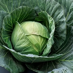 Obraz premium head of cabbage