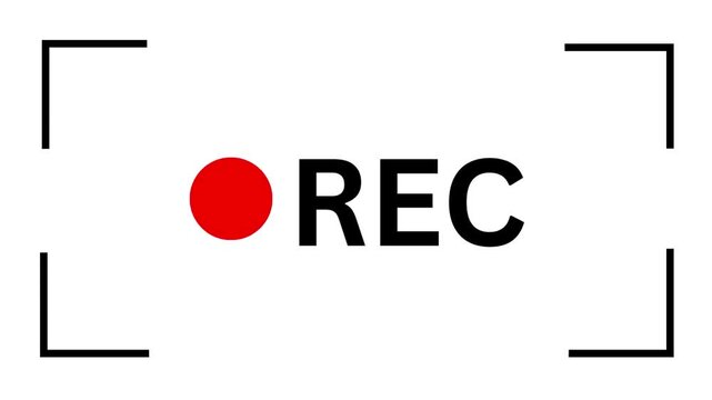 A thumbnail featuring a red record icon animation next to the text "REC", framed by camera viewfinder brackets.