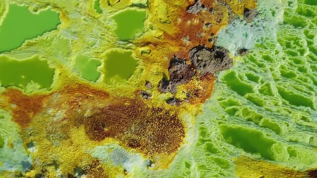 Extraterrestrial landscape drone video from Ethiopia