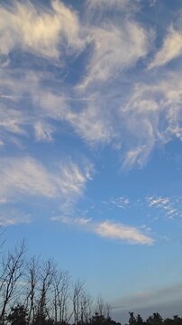 24 March 2026, Gujarat-India, In the sky Clouds are looking unnatural.