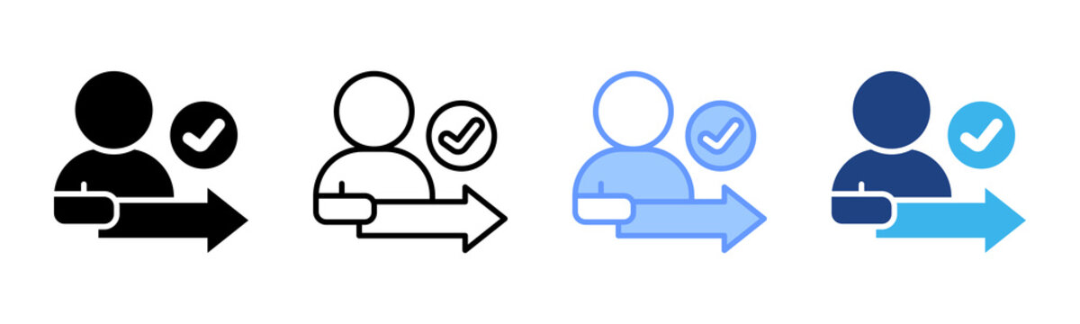 Adoption Fit icon set multiple style collection