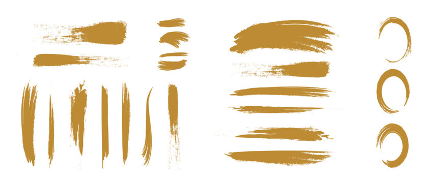 ブラシストロークの素材