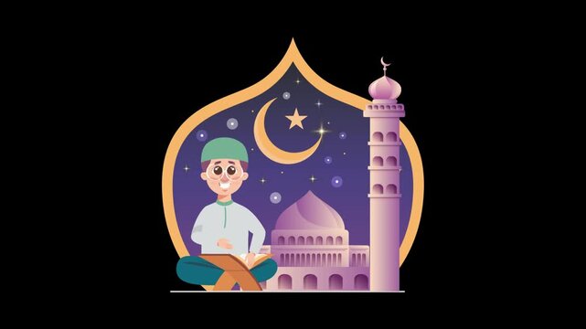 Ramadan And Eid Concept Illustrator