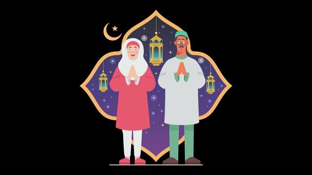 Ramadan And Eid Concept Illustrator