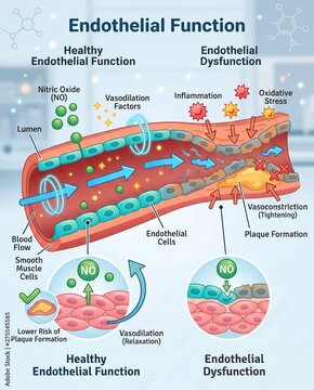 Understanding Endothelial Function and Dysfunction The Role of Nitric Oxide in Vasodilation and the Development of Plaque Formation