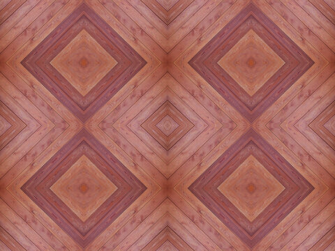  Draufsicht auf rotbraunen Parkettboden